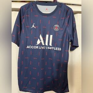 2021-22 Jordan PARIS St-GERMAIN Pre-Match Football Soccer jersey large